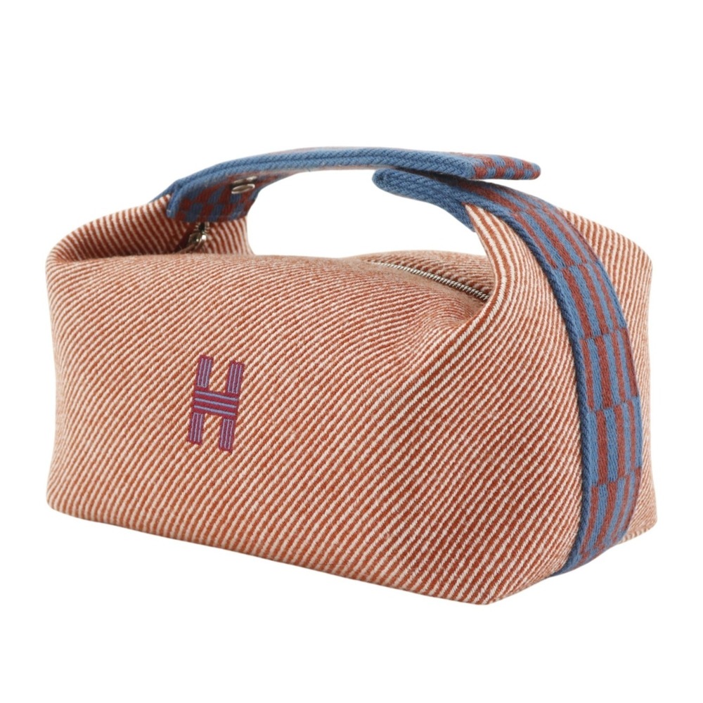 Hermes Brid a Black PM Handbag/Pouch, Wool, Red, Unisex - Picture 2 of 14